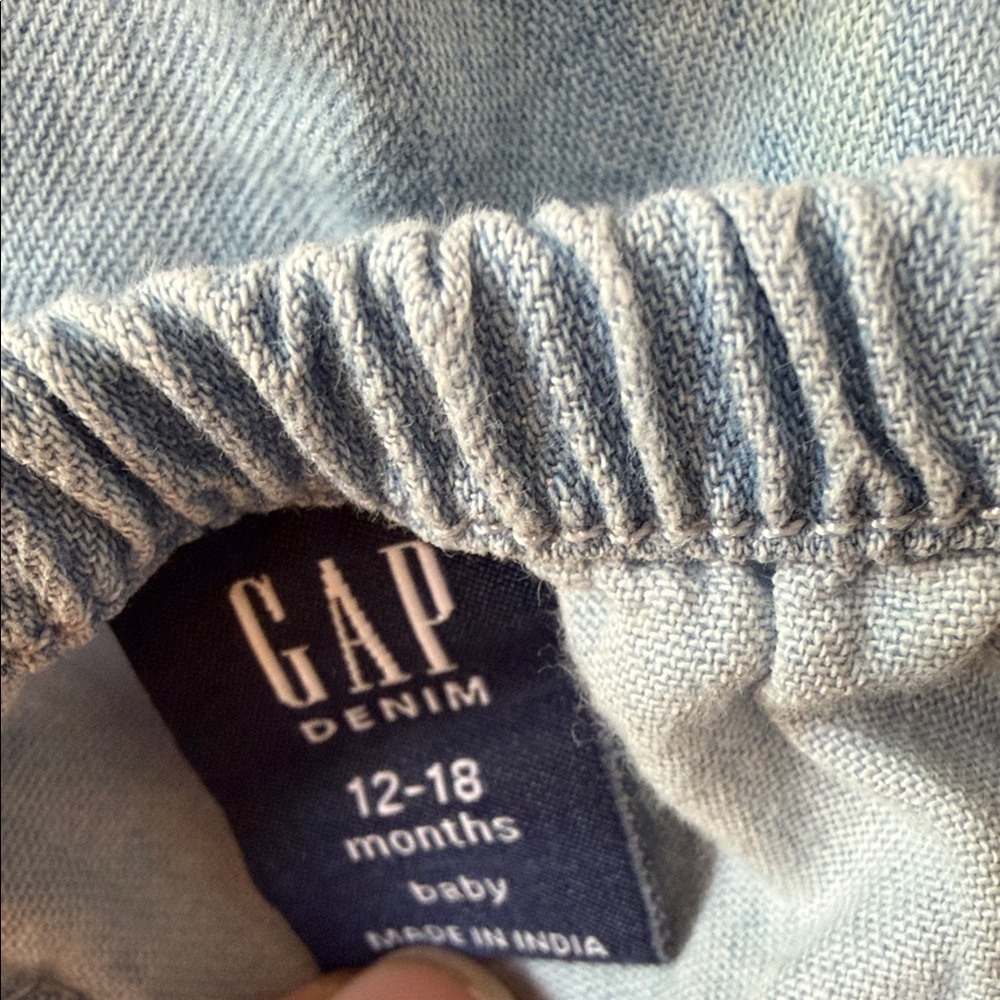 GAP Light Blue Ruffled Baby Outfit - Picture 6 of 6
